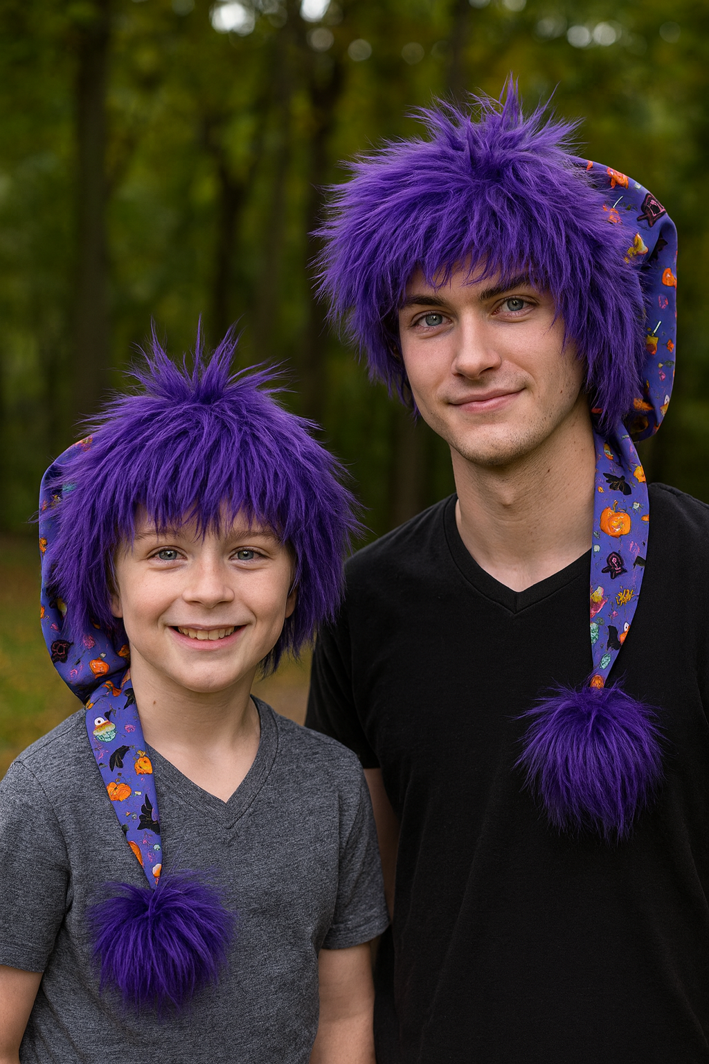 Purple Halloween  Hat with Purple